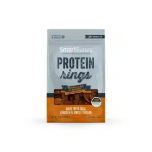 SmartBones Protein Rings Chicken & Sweet Potato dog treats