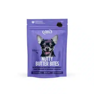 Nutrisource Nutty Butter Bites Almond & Blueberry dog treats