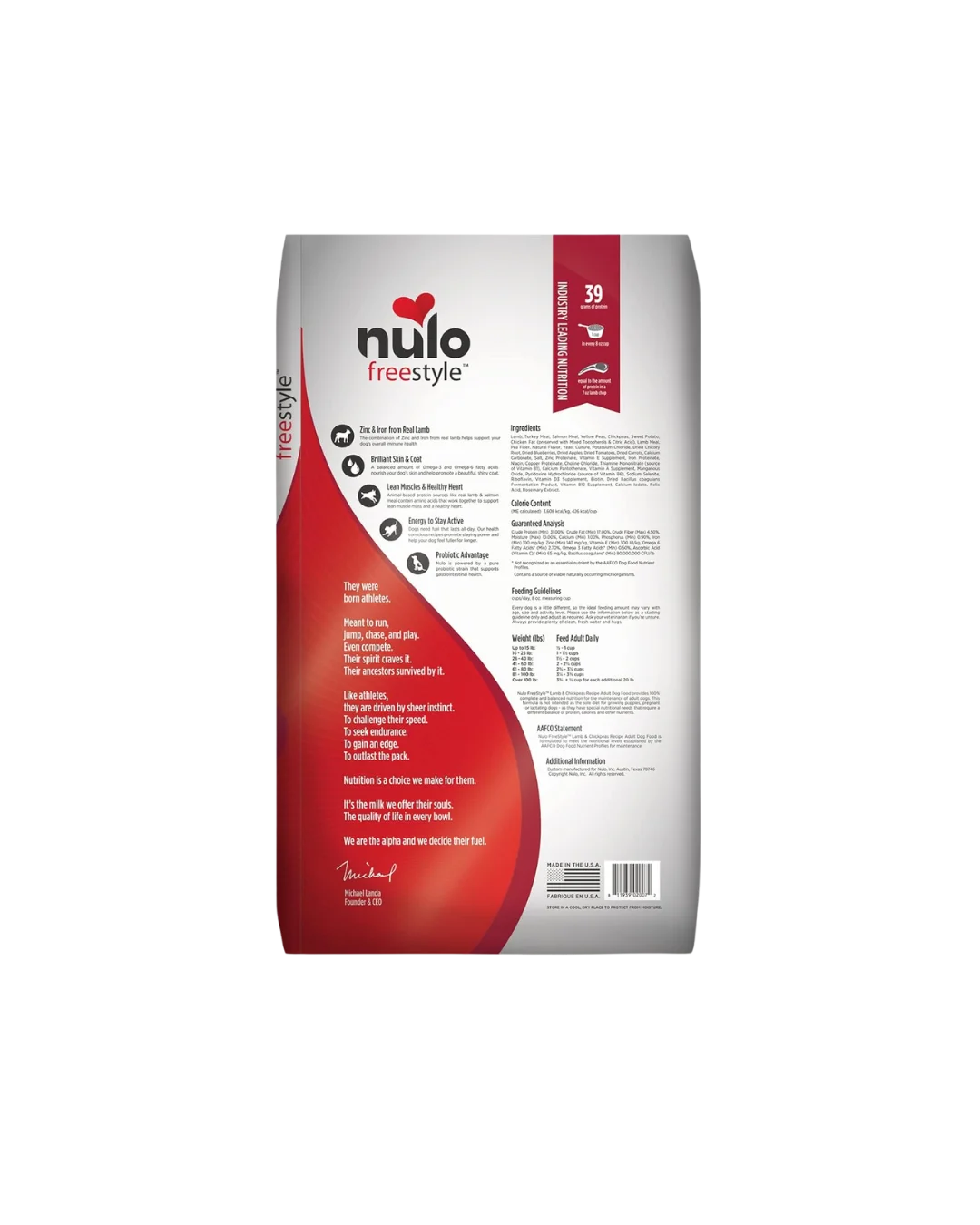 Nulo Freestyle Adult Lamb N Chickpeas - 24 lb - Image 2