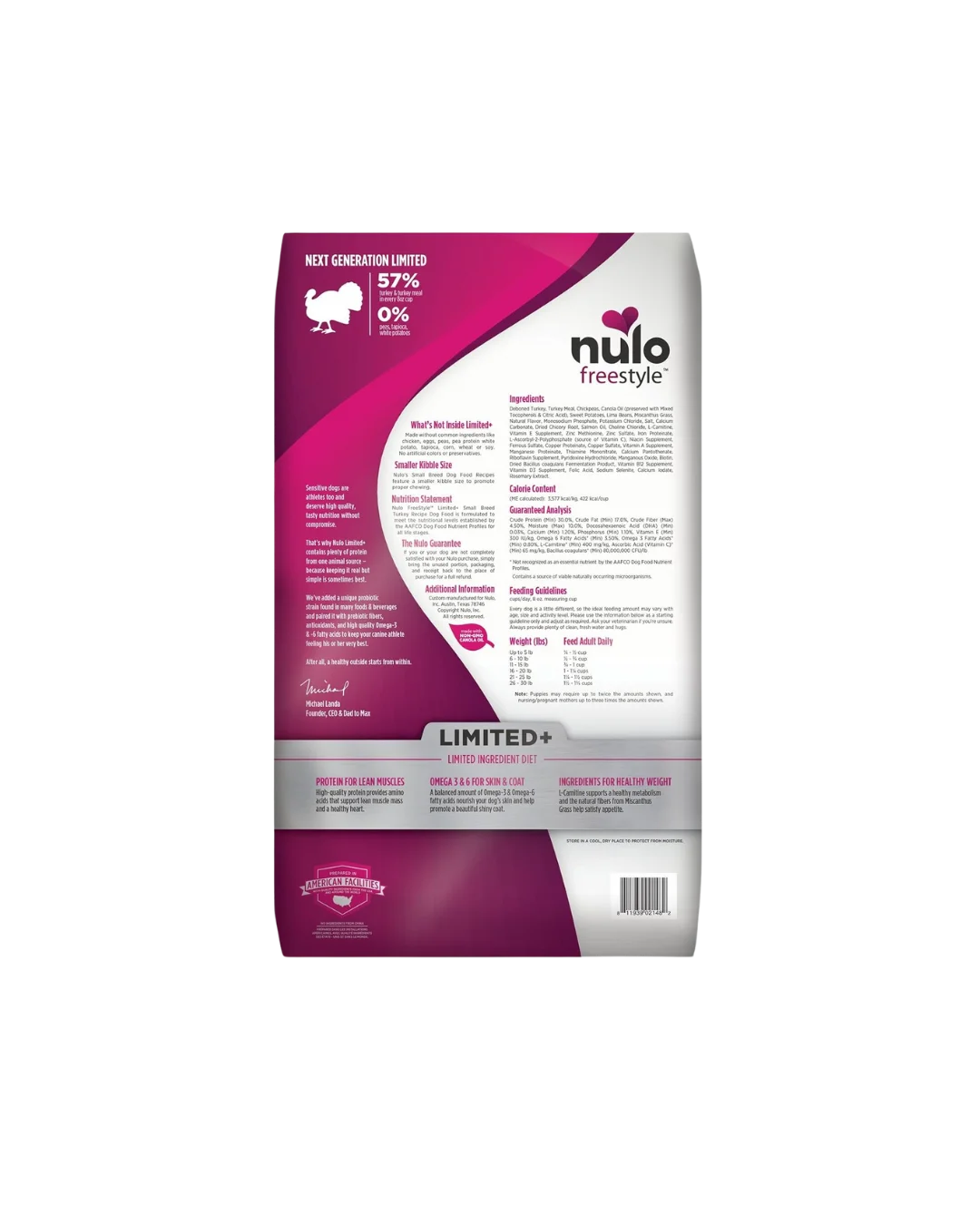 Nulo Freestyle Small Breed Turkey - 10 lb - Image 2