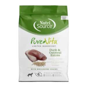 NutriSource Pure Vita Duck N Oatmeal - 4 Lbs